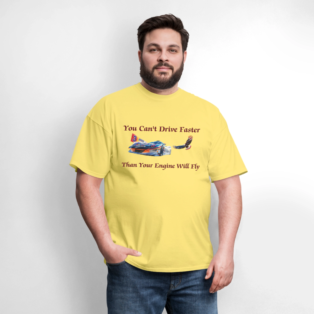 Drive Faster Digger 3 Unisex Classic T-Shirt - cornsilk