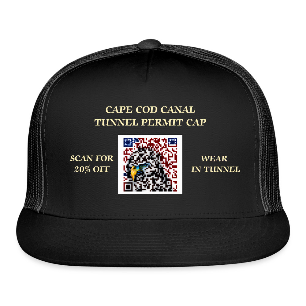 SIE CAPS CAPE COD CANAL TUNNEL PERMIT CAP - black/black