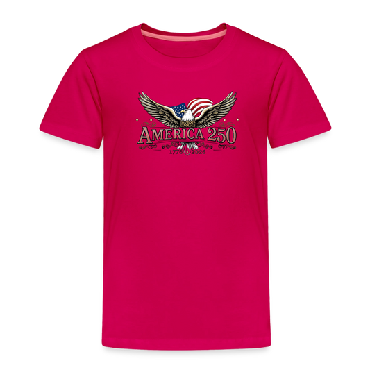 AMERICA 250 Toddler Premium T-Shirt - dark pink