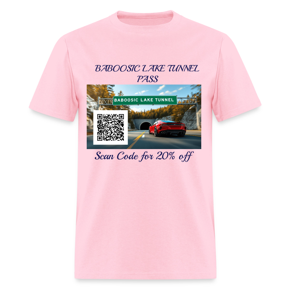 BABOOSIC LAKE TUNNEL PASS TEE - pink