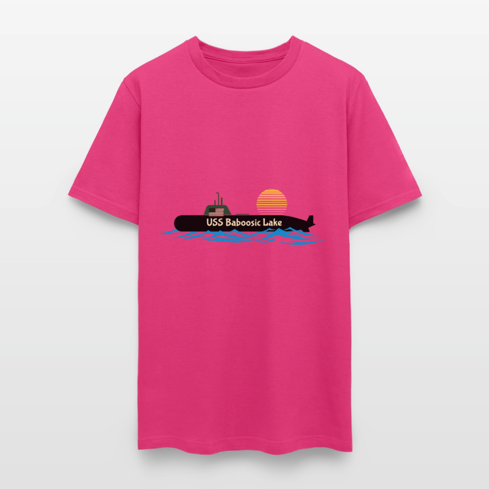 USS BABOOSIC LAKE Hanes Unisex Classic T-Shirt - fuchsia