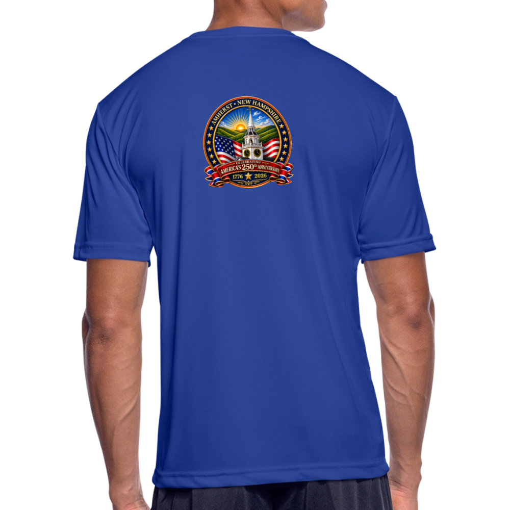 Men’s Moisture Wicking Performance T-Shirt - royal blue
