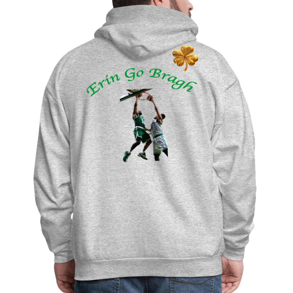 ERIN GO BRAGH DOUBLE GOLD Men's Hoodie - heather gray