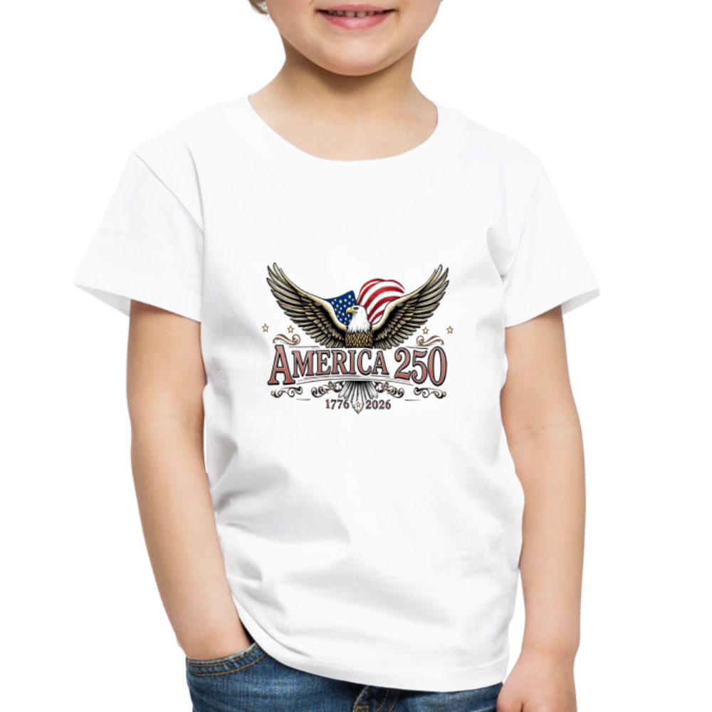 AMERICA 250 Toddler Premium T-Shirt - white