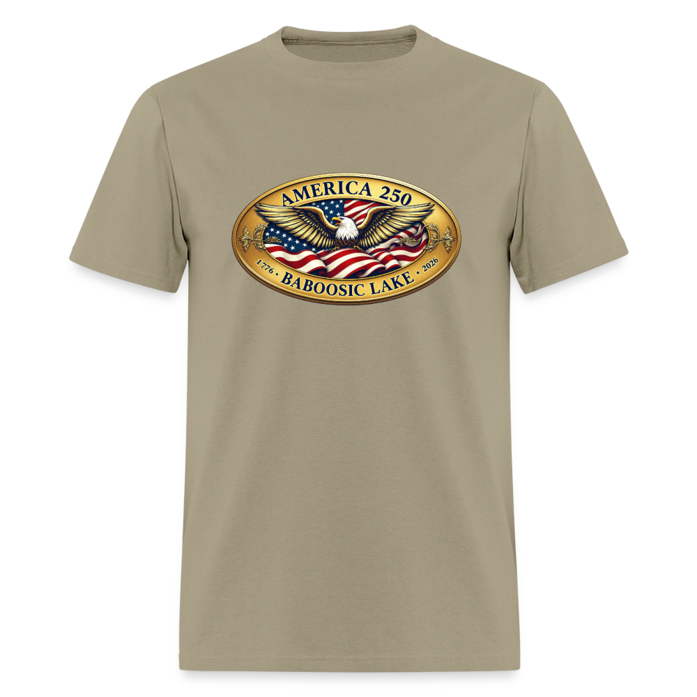 BABOOSIC LAKE AMERICA 250 Men's T-Shirt - khaki