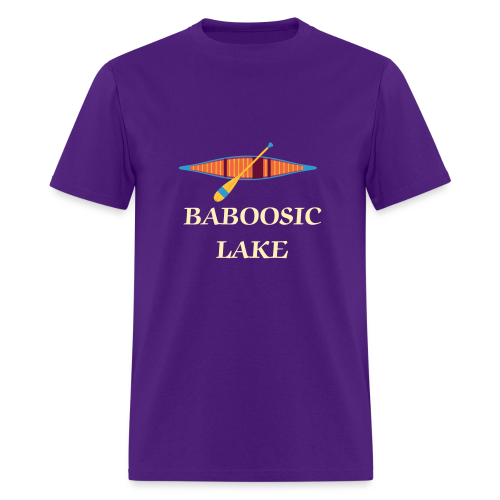 BABOOSIC LAKE Relaxed Design Classic T-Shirt - purple