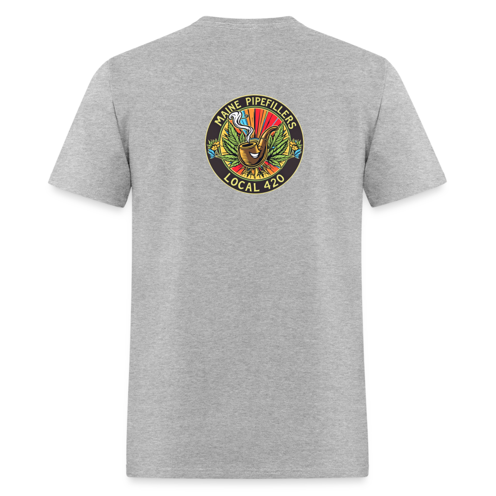 MAINE PIPEFILLERS LOCAL 420 Men's T-Shirt - heather gray