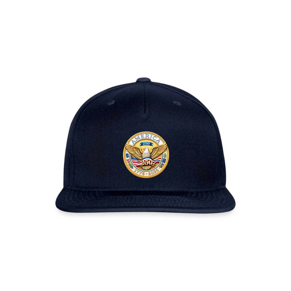 AMERICA 250 Snapback Baseball Cap - navy