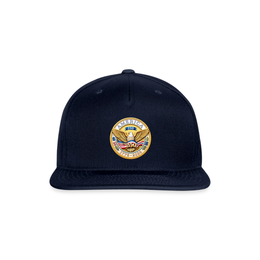 AMERICA 250 Snapback Baseball Cap - navy