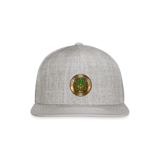 New Hampshire Pipefillers Local 420 Snapback Cap - heather gray