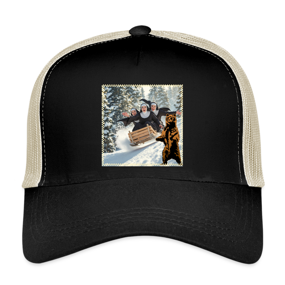 SLED SISTERS Eco Trucker Cap - black/oyster