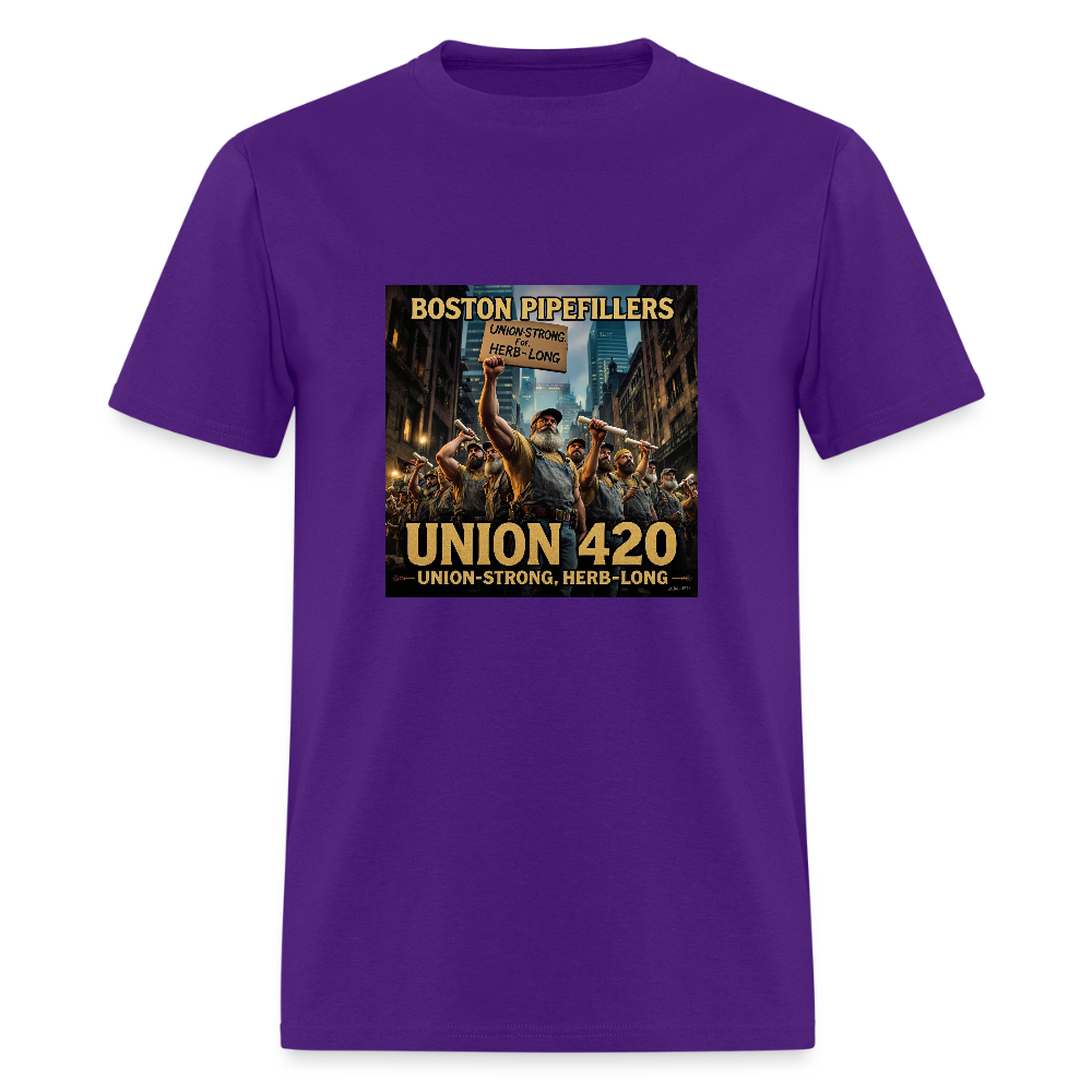 BOSTON PIPEFILLERS Unisex Classic T-Shirt - purple