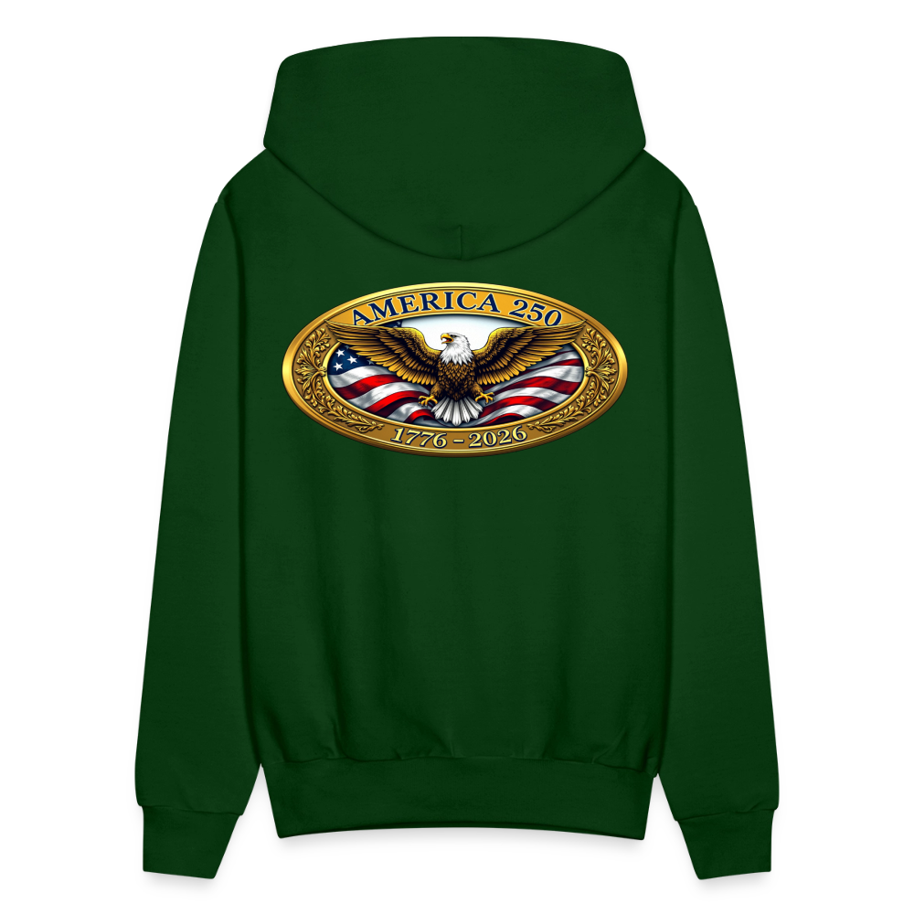 AMERICA 250 Men's Hoodie - forest green