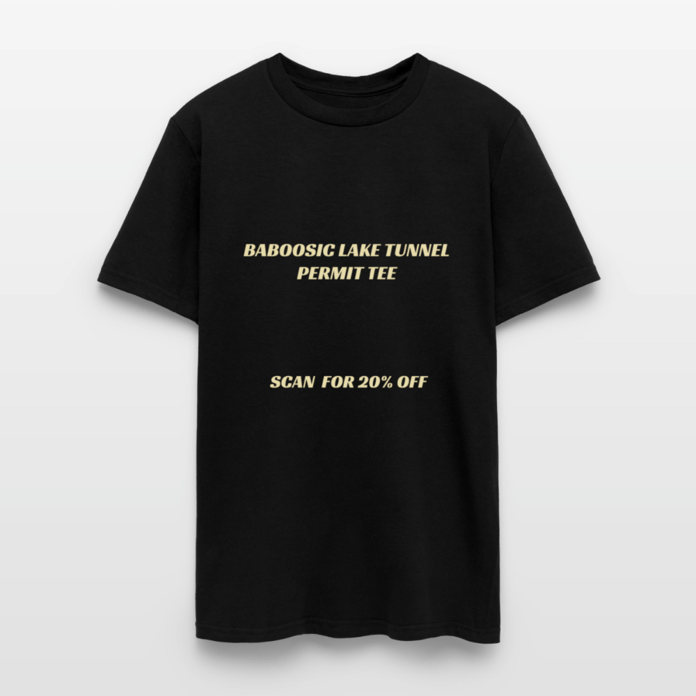 BABOOSIC LAKE TUNNEL PERMIT TEE Unisex Classic T-Shirt Unisex Classic T-Shirt - black