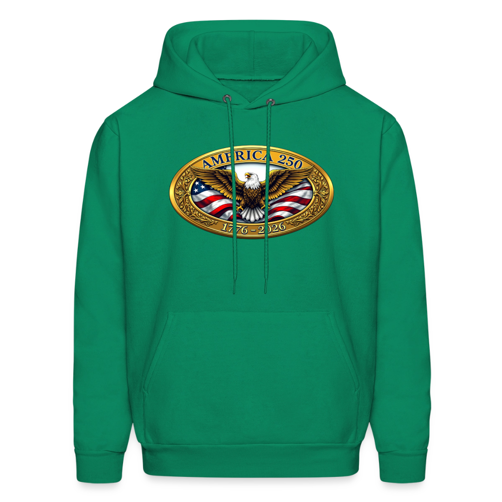 AMERICA 250 Men's Hoodie - kelly green