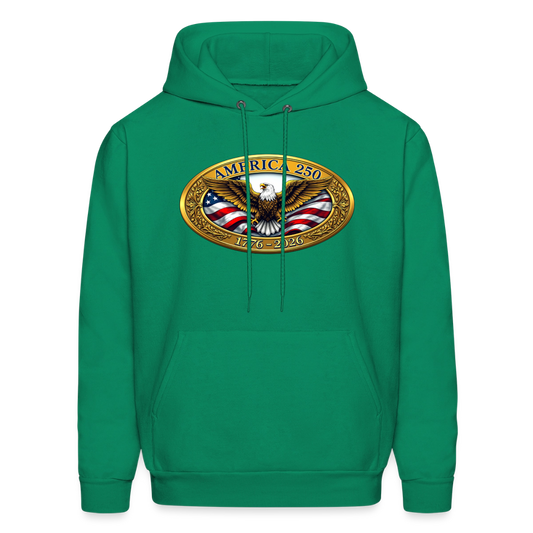 AMERICA 250 Men's Hoodie - kelly green