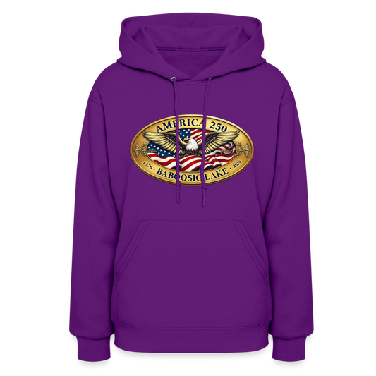 AMERICA 250 BABOOSIC LAKE Women's Hoodie - purple