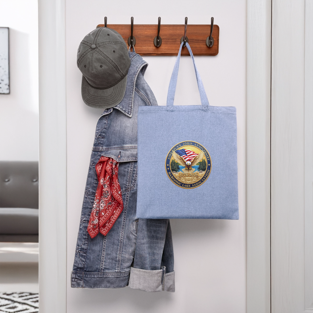 America's 250th Anniversary BLA Recycled Tote Bag - light Denim