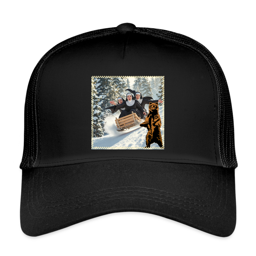 SLED SISTERS Eco Trucker Cap - black/black