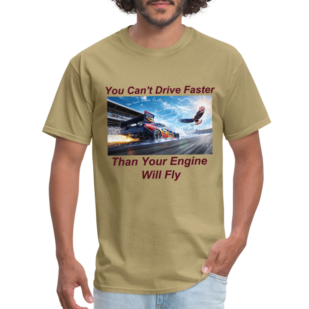 Drive Faster Digger 2 Unisex Classic T-Shirt - khaki