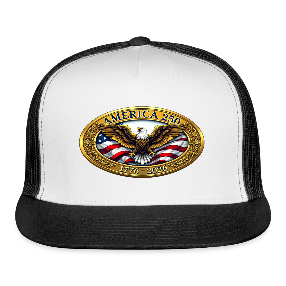AMERICA 250 Trucker Hat - white/black