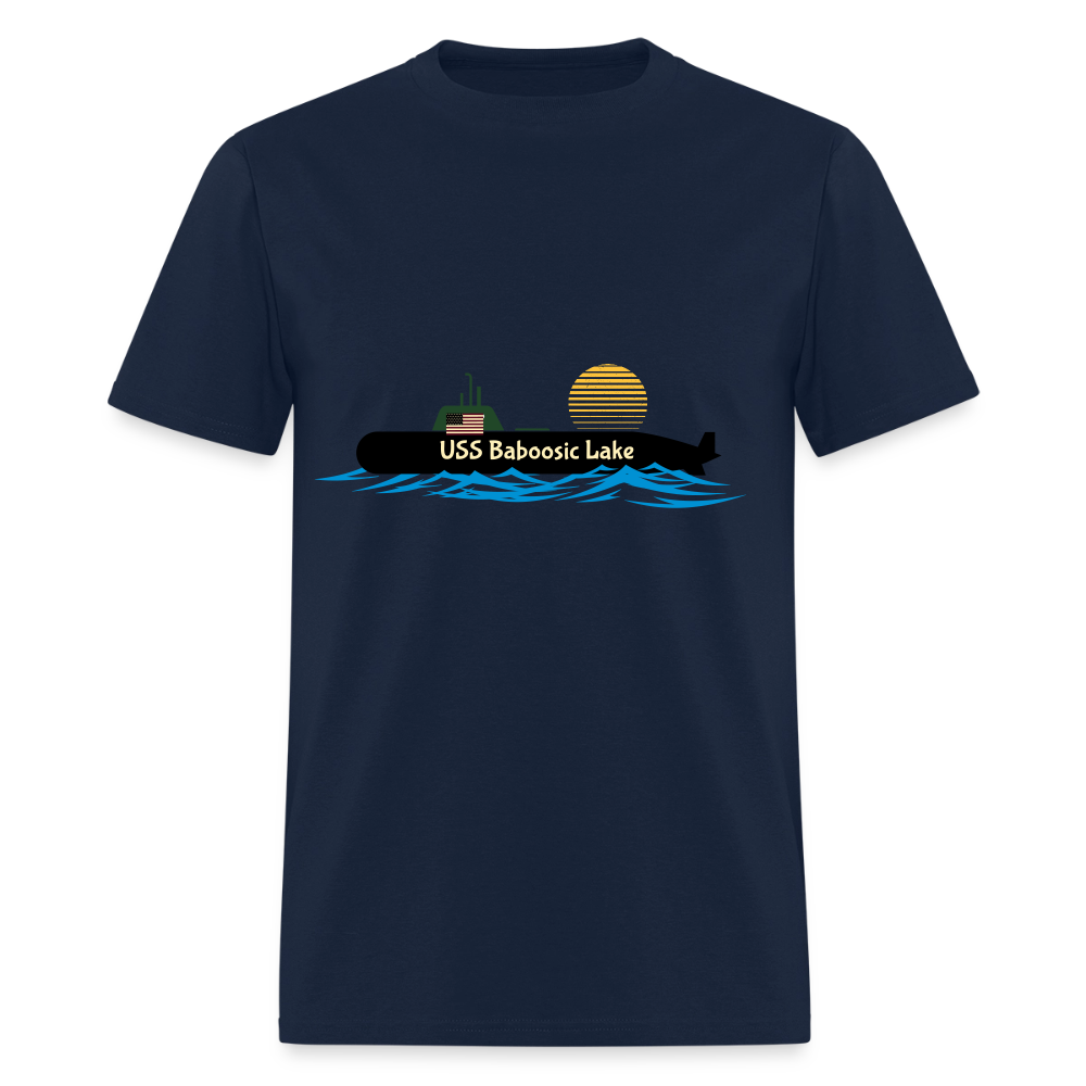 USS BABOOSIC LAKE Hanes Unisex Classic T-Shirt - navy