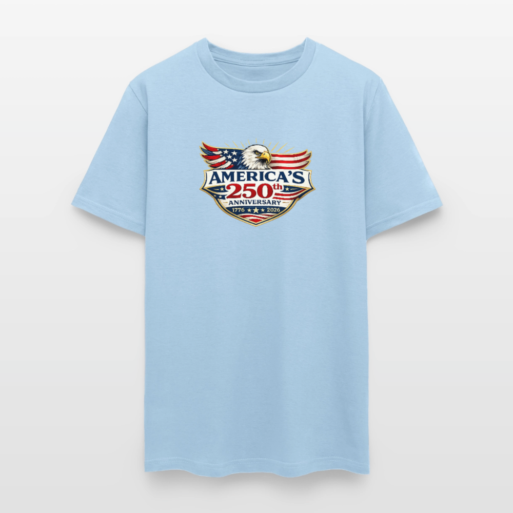 AMERICA 250th ANNIVERSARY Eagle Men's T-Shirt - powder blue