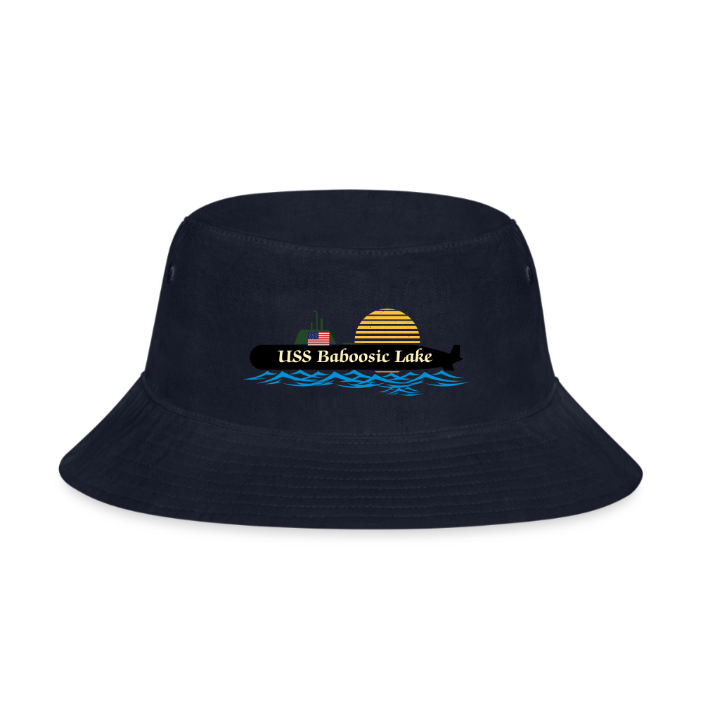 USS BABOOSIC LAKE Bucket Hat - navy