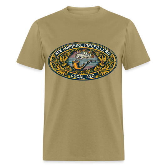 NEW HAMPSHIRE PIPEFILLERS UNION LOCAL 420 Unisex Classic T-ShirtUnisex Classic T-Shirt - khaki