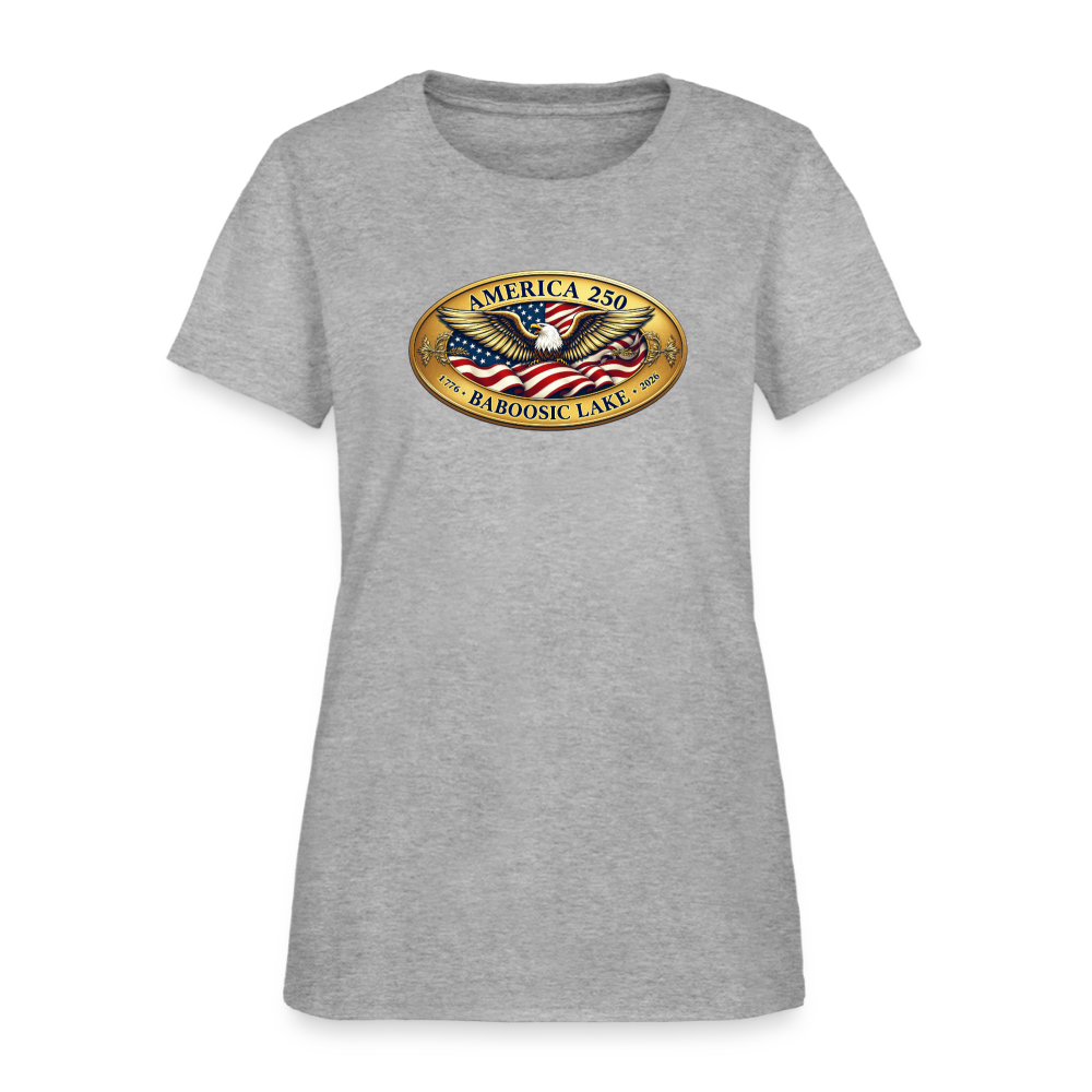 AMERICA 250 BABOOSIC LAKE AMERICA 250 Women's T-Shirt - heather gray
