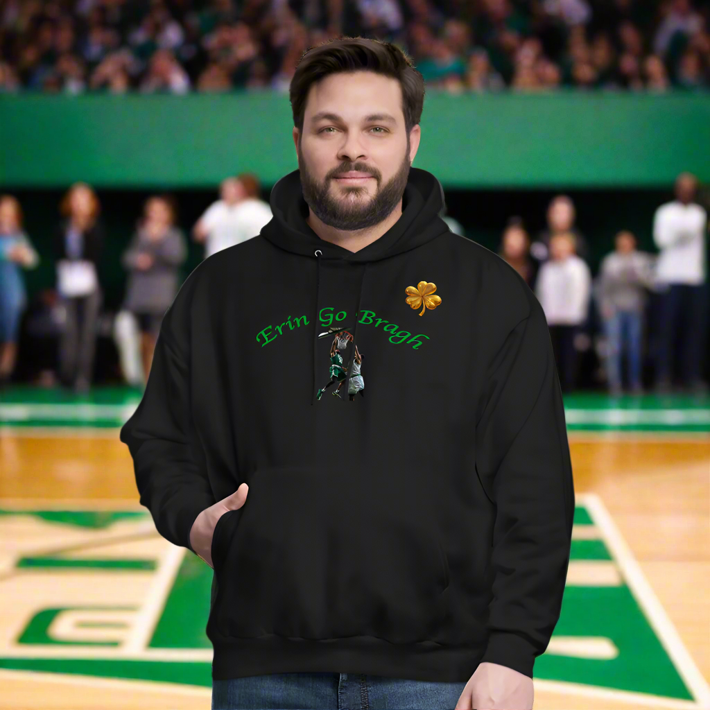 ERIN GO BRAGH DOUBLE GOLD Men's Hoodie - black