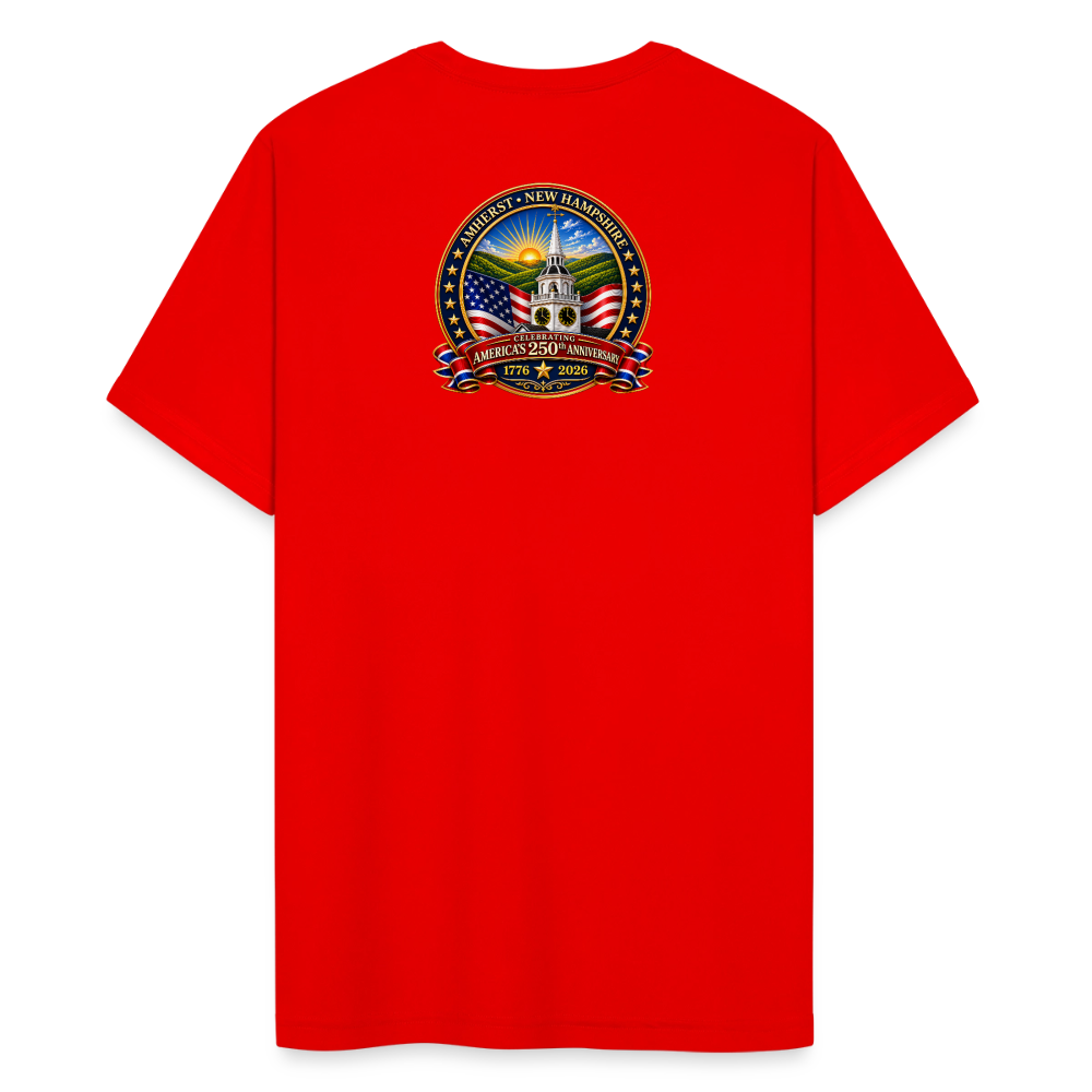 Men’s Moisture Wicking Performance T-Shirt - red