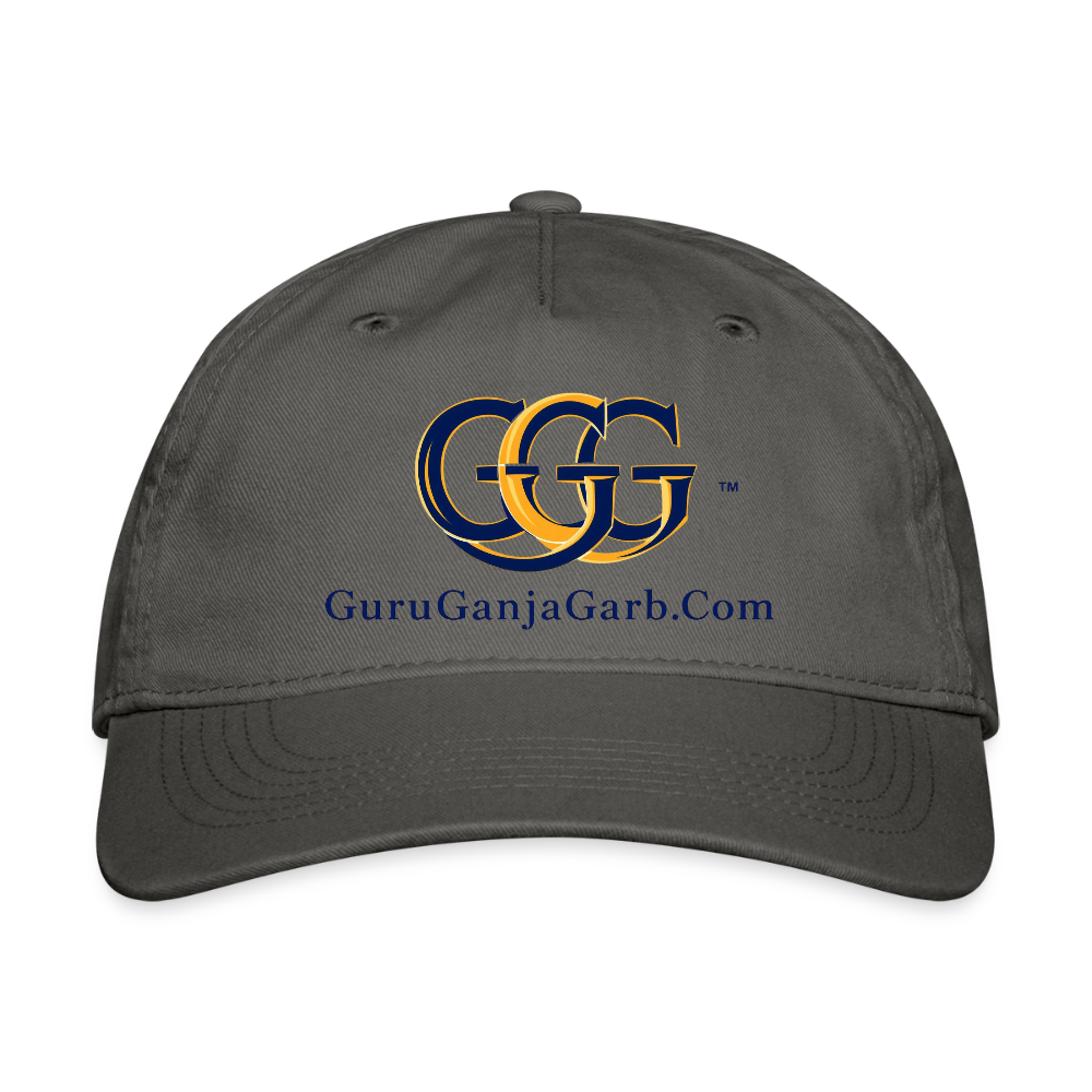 GGG TM Organic Baseball Cap - charcoal