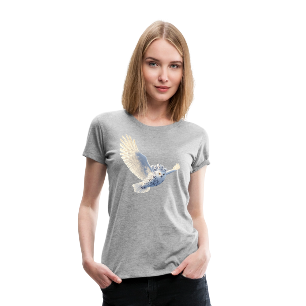 HOOTIE SNOW OWLS Women’s Premium T-Shirt - heather gray