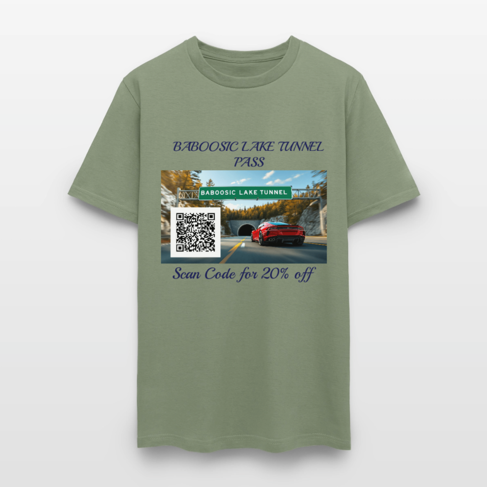 BABOOSIC LAKE TUNNEL PASS TEE - military green