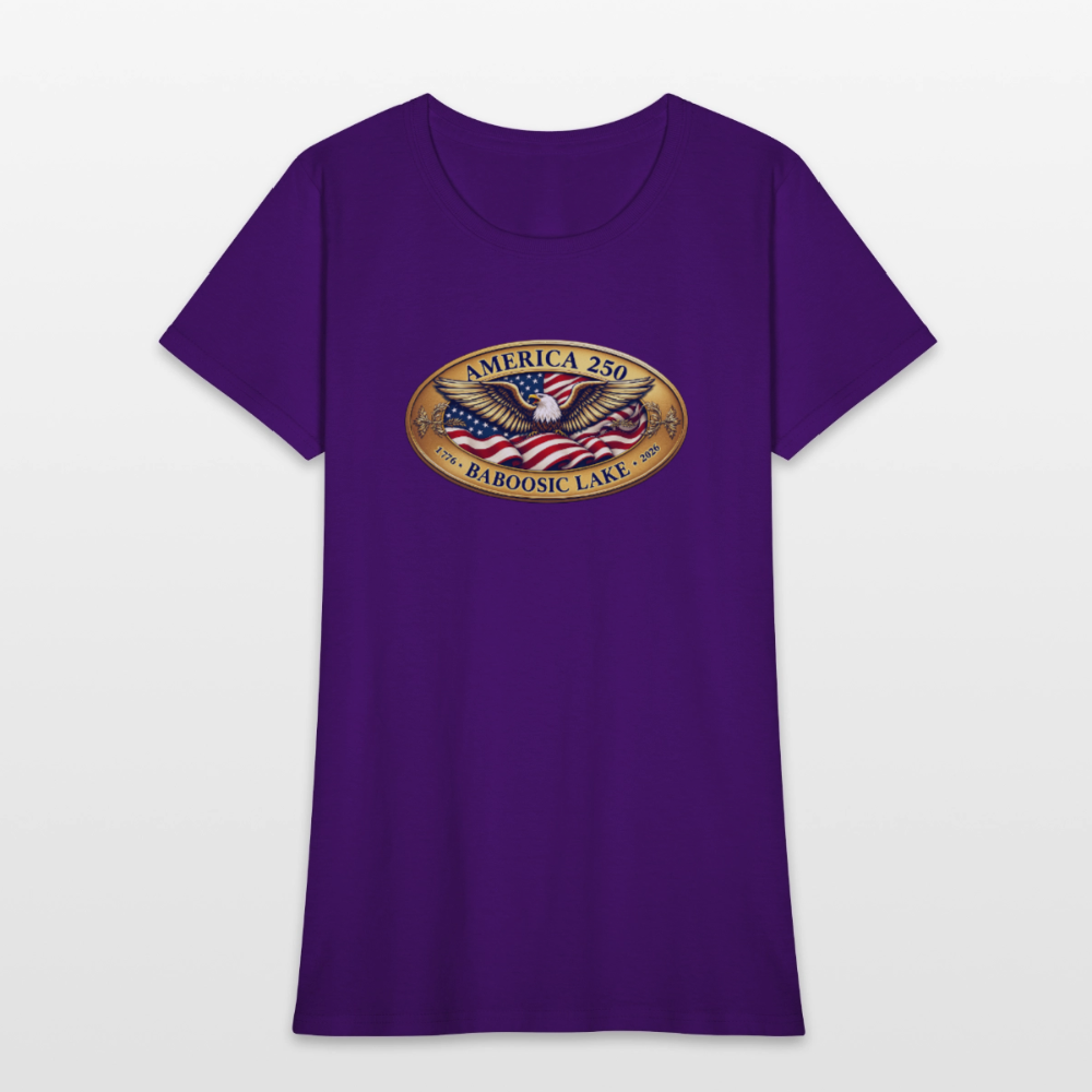 AMERICA 250 BABOOSIC LAKE AMERICA 250 Women's T-Shirt - purple
