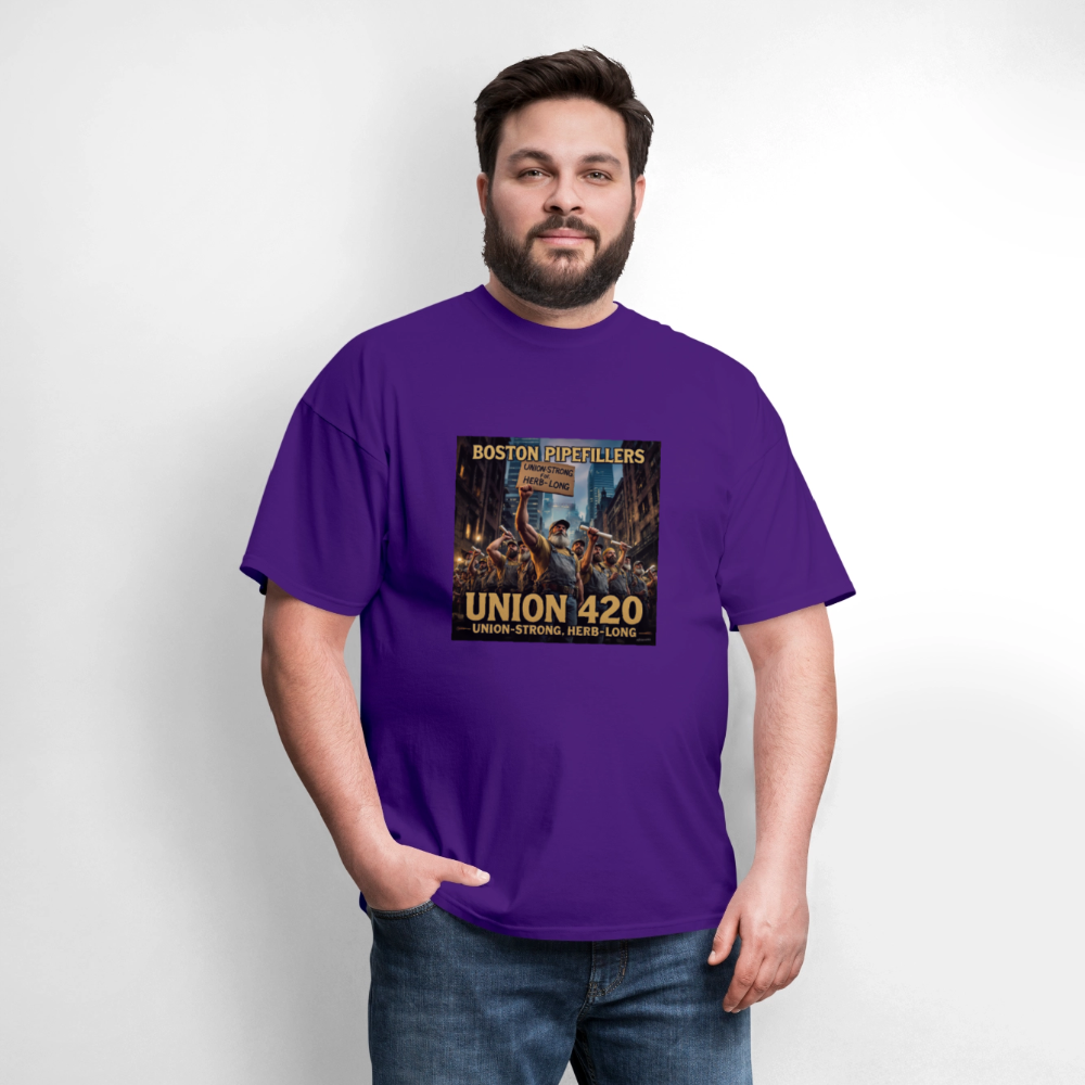 BOSTON PIPEFILLERS Unisex Classic T-Shirt - purple