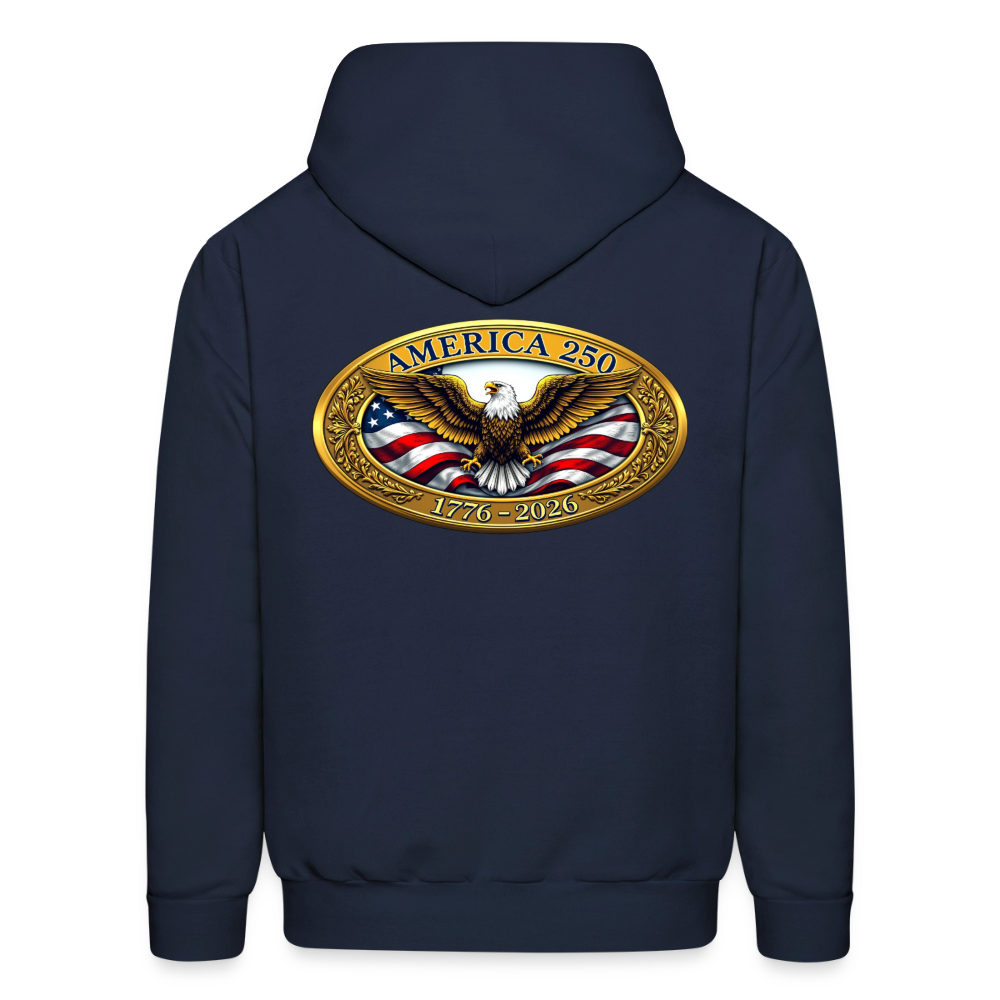 AMERICA 250 Men's Hoodie - navy