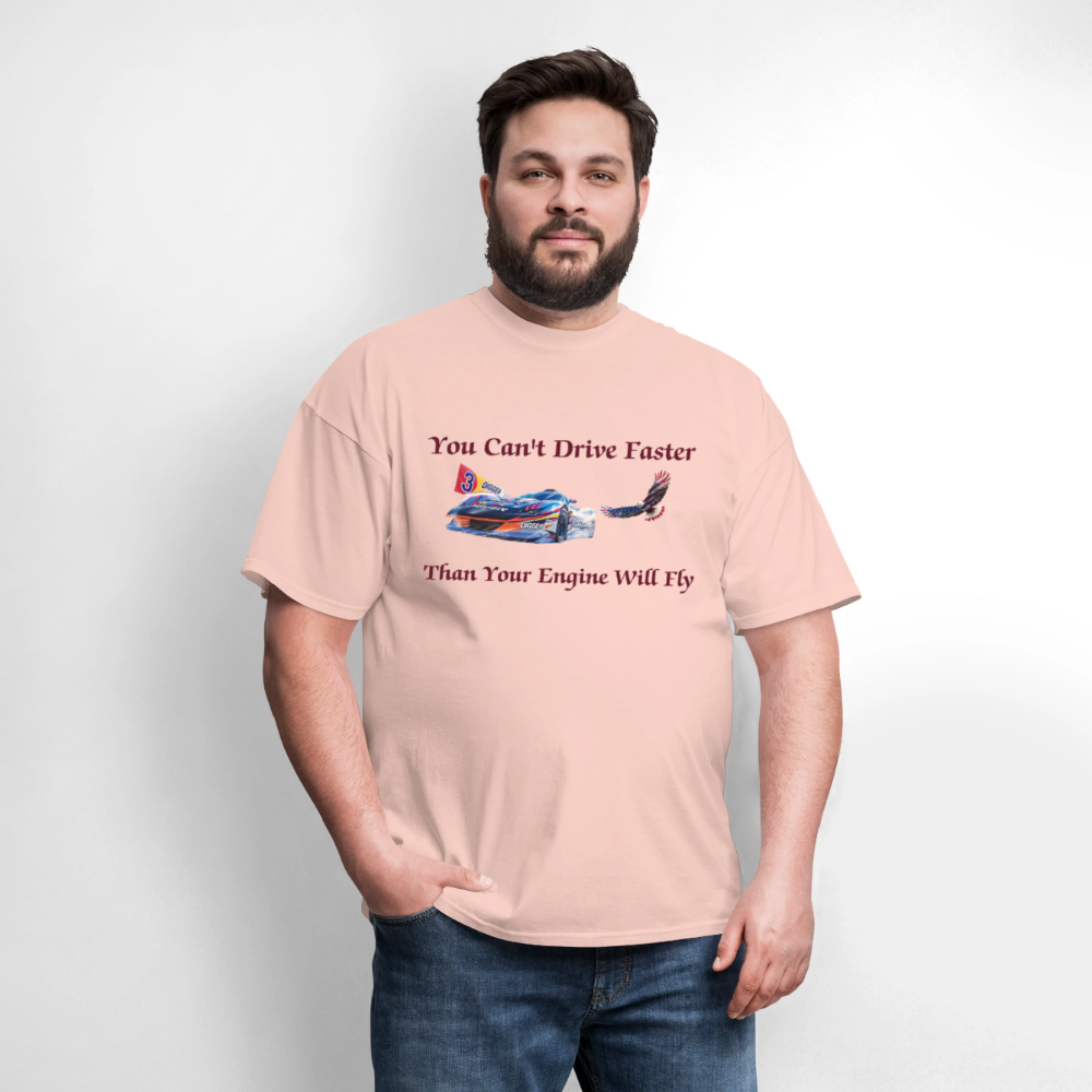 Drive Faster Digger 3 Unisex Classic T-Shirt - blush pink 