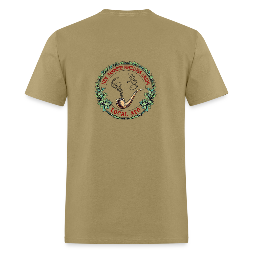 NEW HAMPSHIRE PIPEFILLERS UNION LOCAL 420 Unisex Classic T-Shirt - khaki