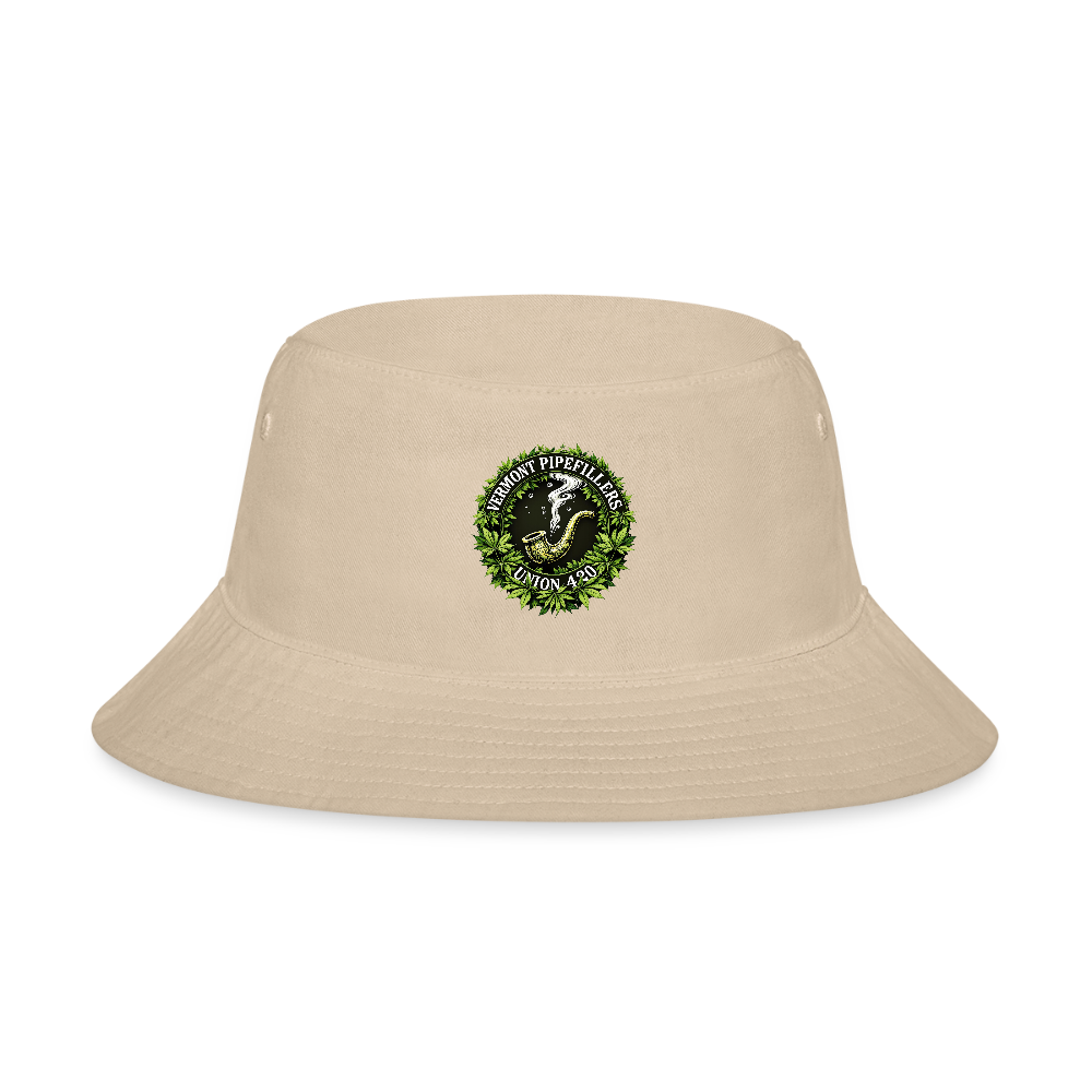 THE ORIGINAL BOSTON PIPEFILLERS UNION LOCAL 420 Bucket Hat - cream