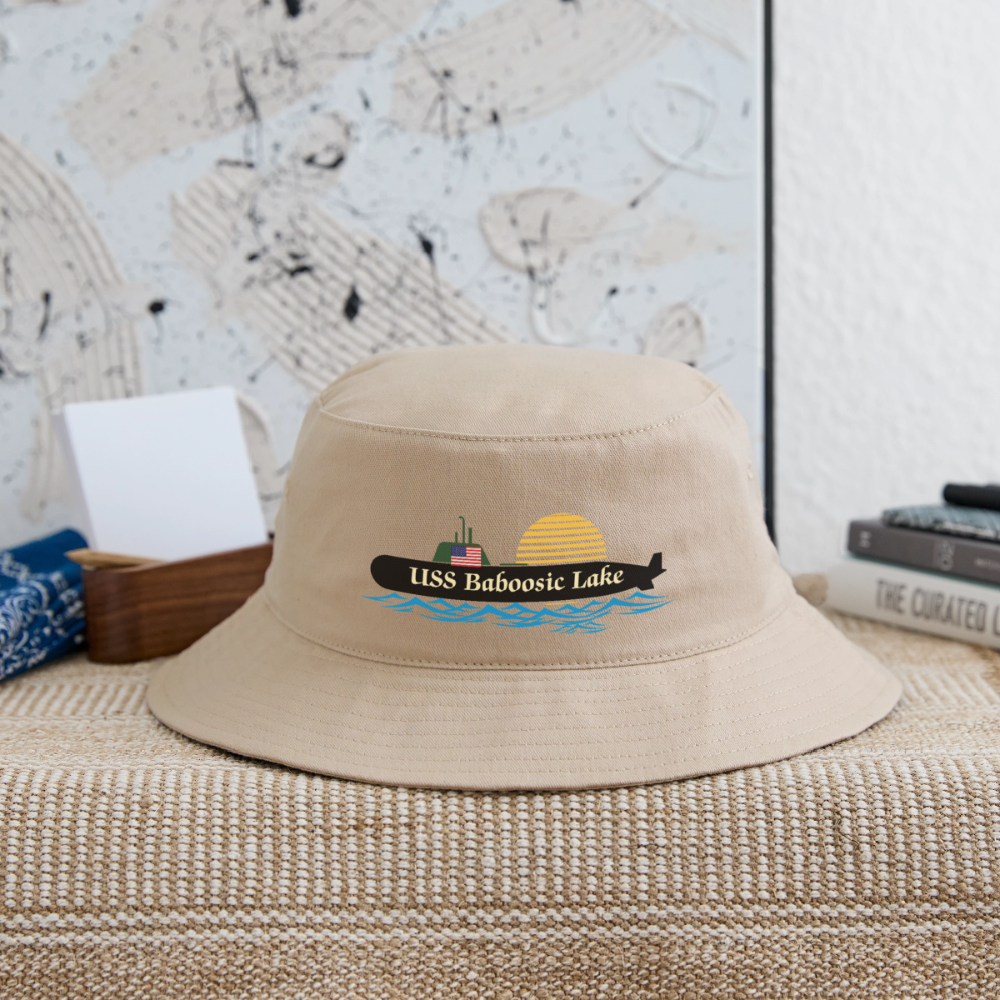 USS BABOOSIC LAKE Bucket Hat - cream