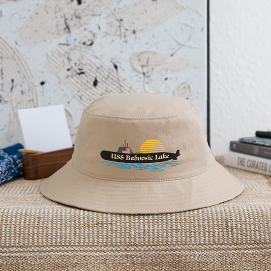 USS BABOOSIC LAKE Bucket Hat - cream