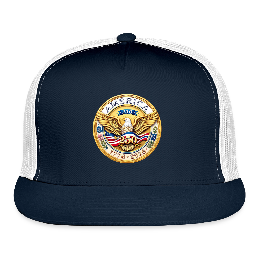 AMERICA 250 Trucker Hat - navy/white