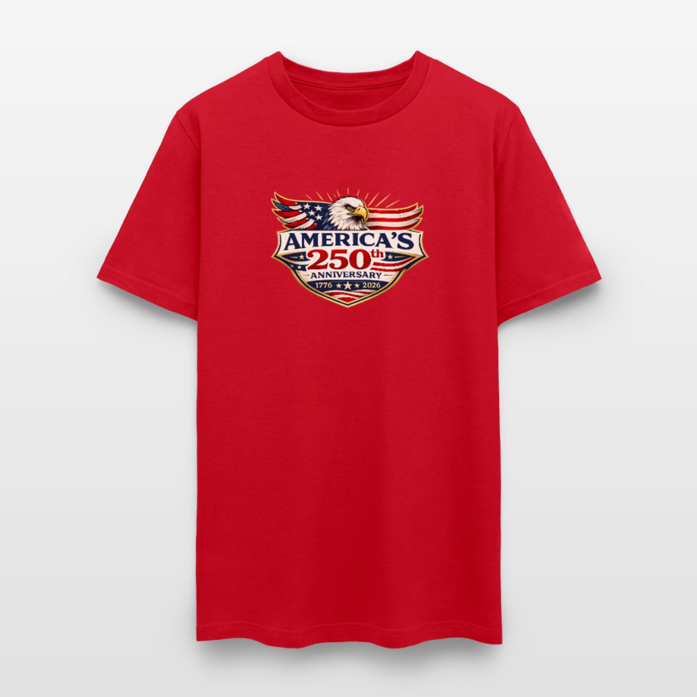 AMERICA 250th ANNIVERSARY Eagle Men's T-Shirt - red