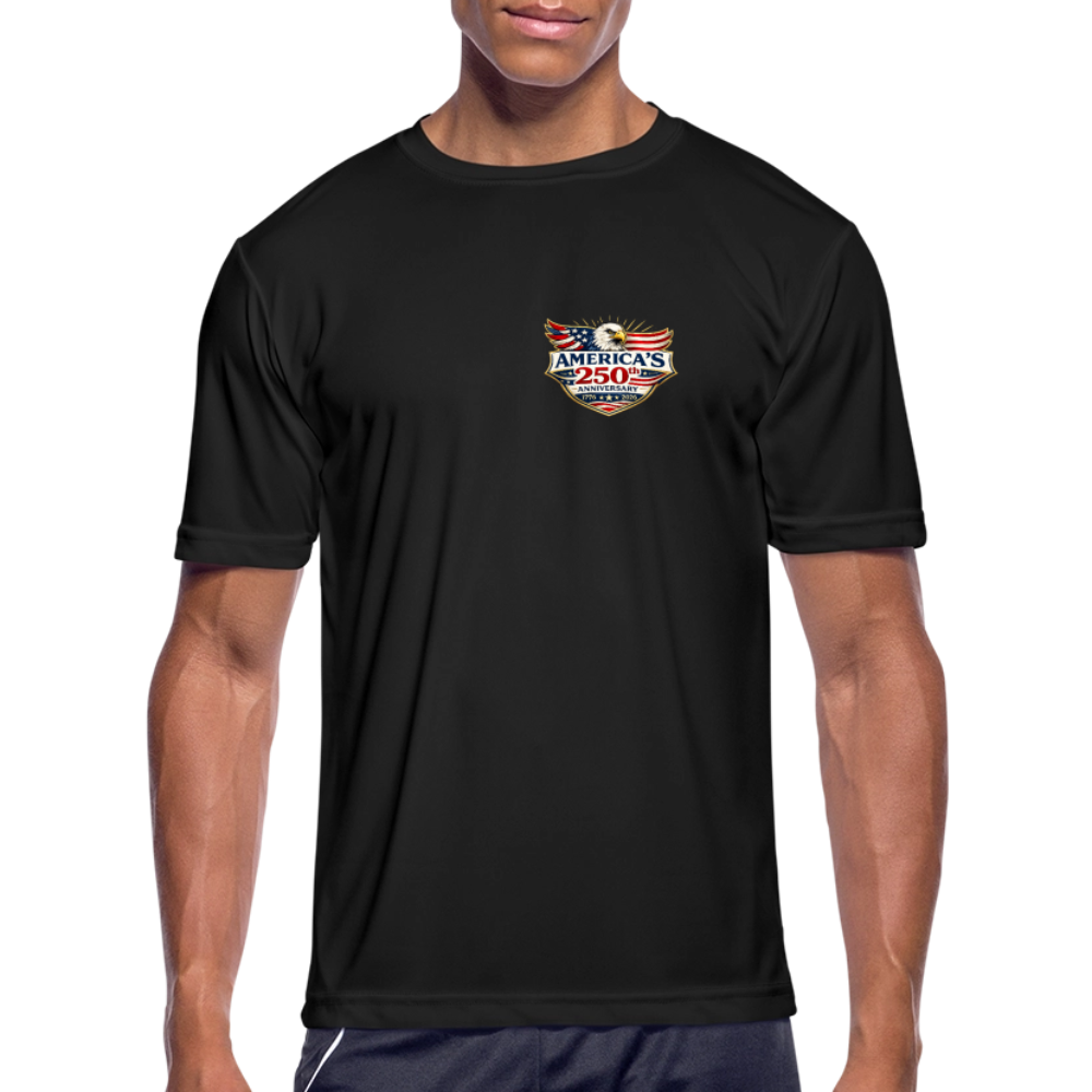 Men’s Moisture Wicking Performance T-Shirt - black