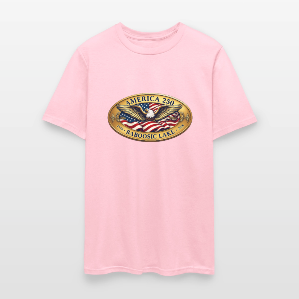 BABOOSIC LAKE AMERICA 250 Men's T-Shirt - pink