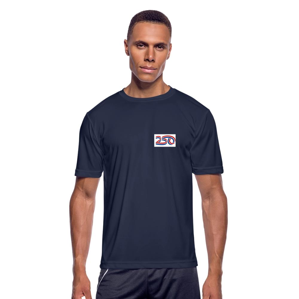Amherst Men’s Moisture Wicking Performance T-Shirt - navy