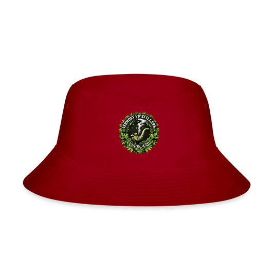THE ORIGINAL BOSTON PIPEFILLERS UNION LOCAL 420 Bucket Hat - red