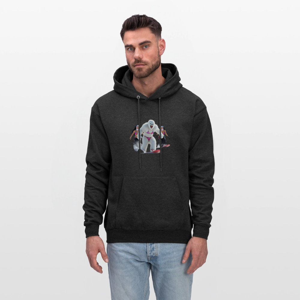 Bikini Abominable & Nuns Snowboarders Men's Hoodie - charcoal grey